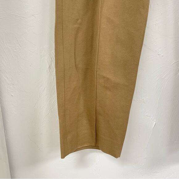 Lauren Ralph Lauren Tan High Rise Straight Leg Trouser Pants 12P Dark Academia - Picture 5 of 14